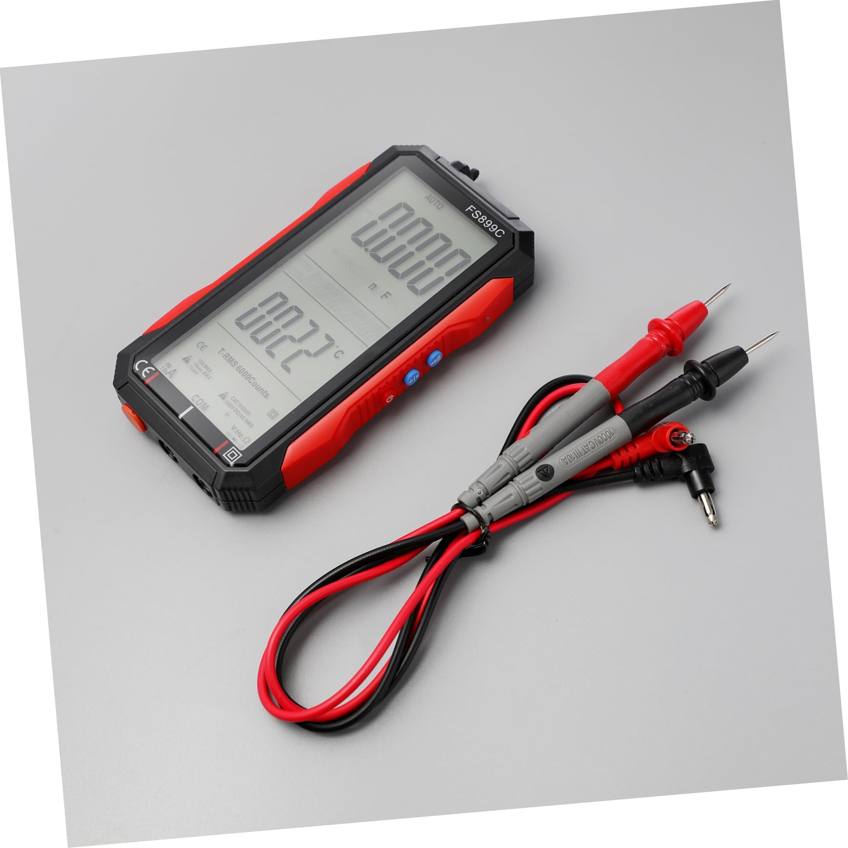 Gadpiparty Multimetro Portatile Tester Per e Misurazioni Affidabili e Facili Usare Per Professionisti e Principianti
