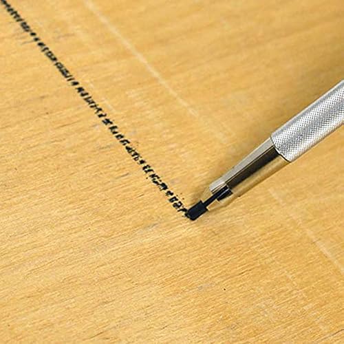 Miniatura 3 de Carmel Portaminas de grasa + 25 recambios (amarillo), Portaminas de embrague con cables cerosos de 0.118in, Marcador mecánico de China