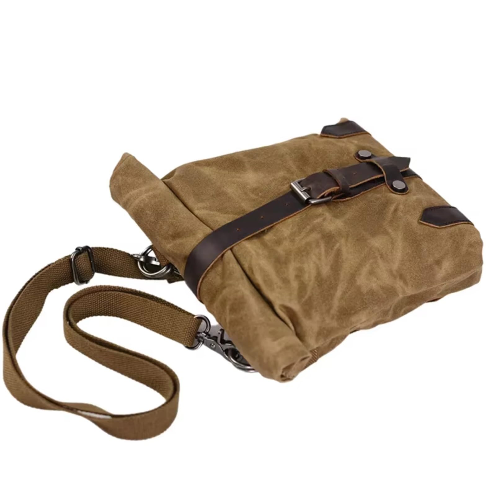 Sella Moto Laterale Attrezzi Borsa A Tracolla Per Viaggio Portaoggetti Per Grande Capacità Attrezzi Universale Accessori Rimovibili Valigie Moto(Green)