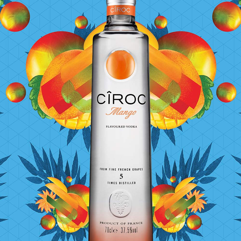 Cîroc Mango Flavoured Wodka, 37.5%, 0.7l Einzelflasche