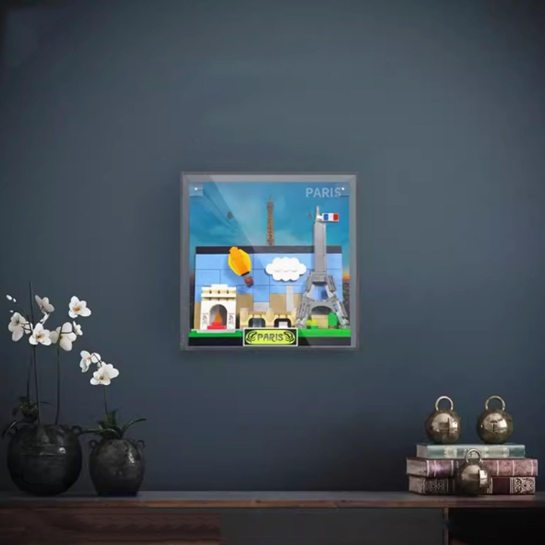 Amazon.com: Transparent Lego 40568 Paris City Postcard Wall