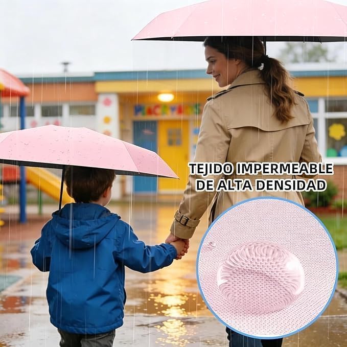 Image of Zemic Umbrella, UV Big Size Umbrella for Sun Protection Rain Windproof Strong Large 3 Fold For Men Women Kids Boys Girls Perfect & Stylish Windproof & Compact''