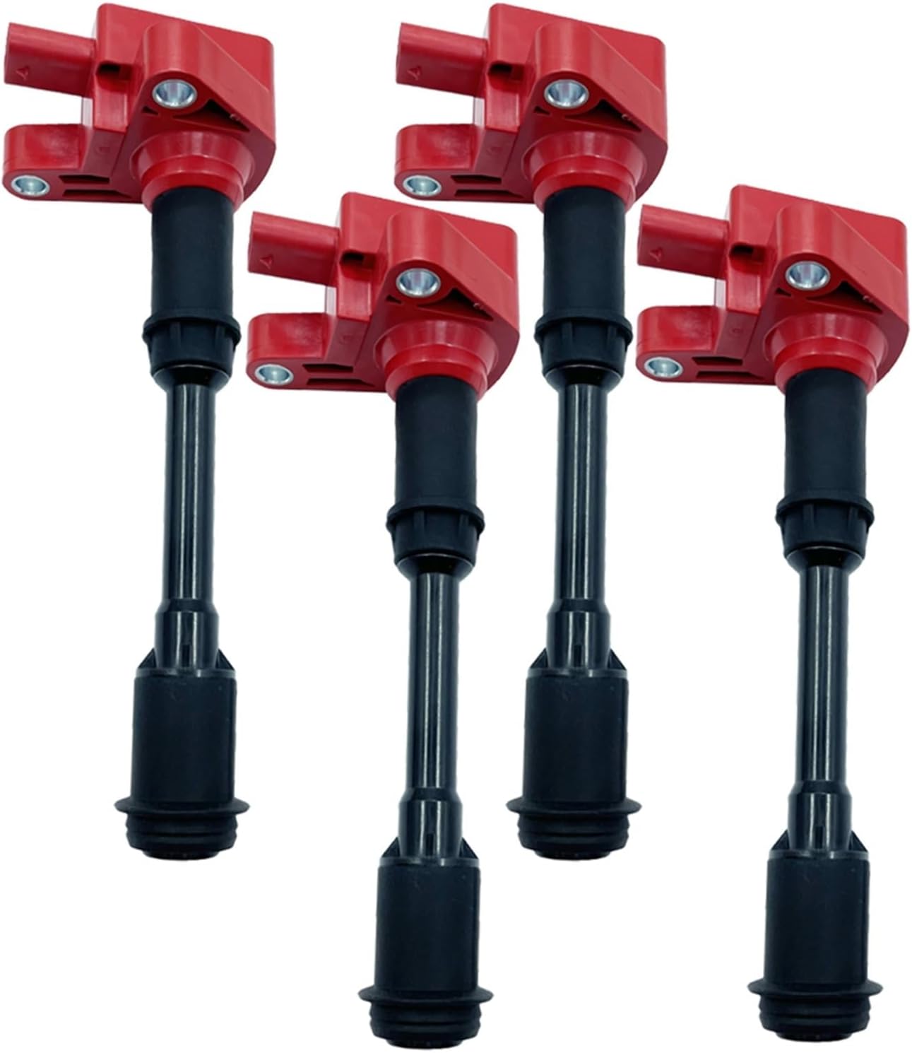 4PCS RED TOP IGNITION COIL BM5G12A366DB DG551 UF674 Fit