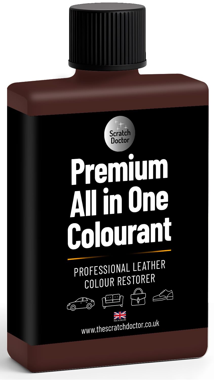 Scratch Doctor All in One Leather Colourant Self Seal Leather Dye Repair Paint for Furniture, Sofas, Car Seats (Cream, 250ml) — view 41