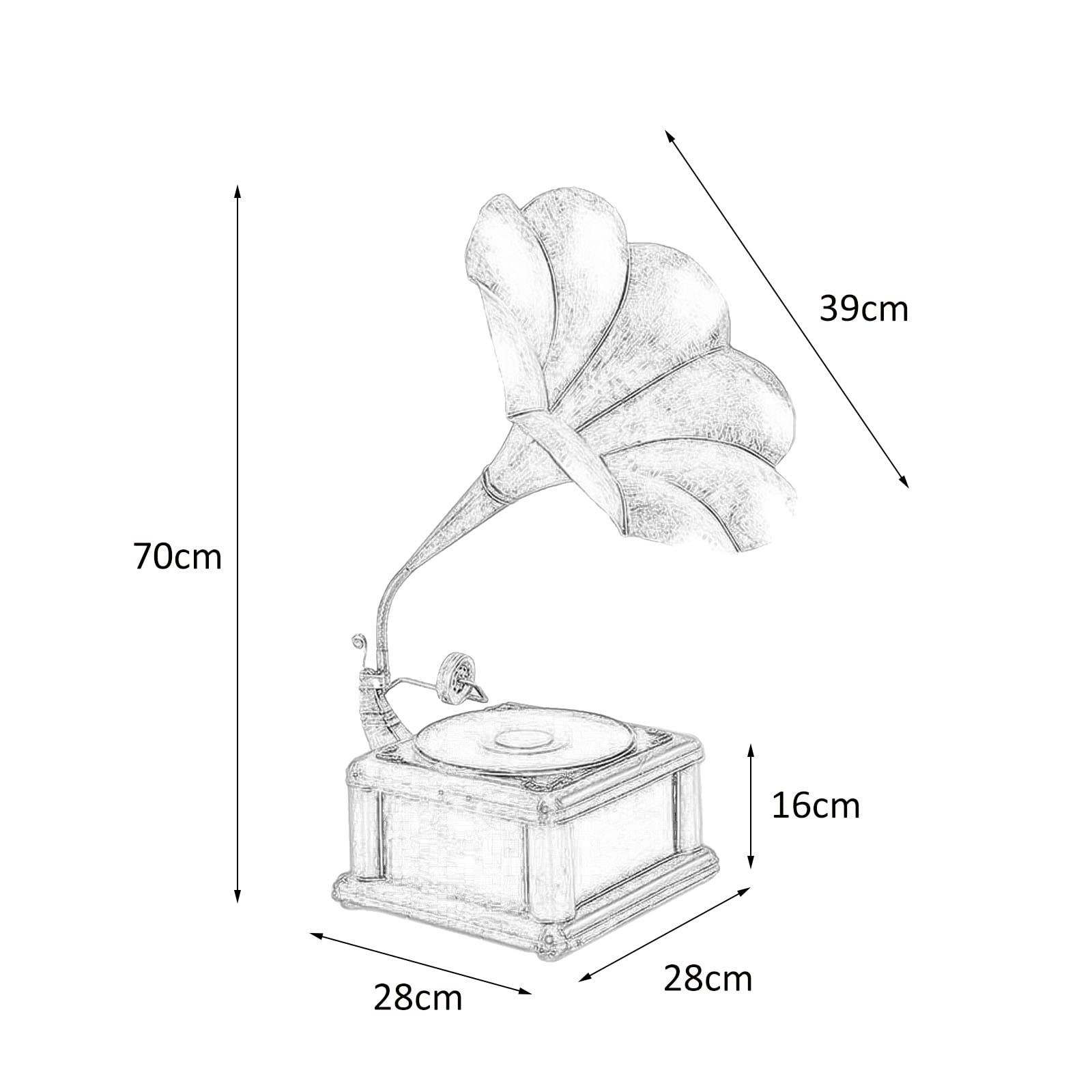Amazon.co.jp: レトロヴィンテージビニールレコードプレーヤーホーム