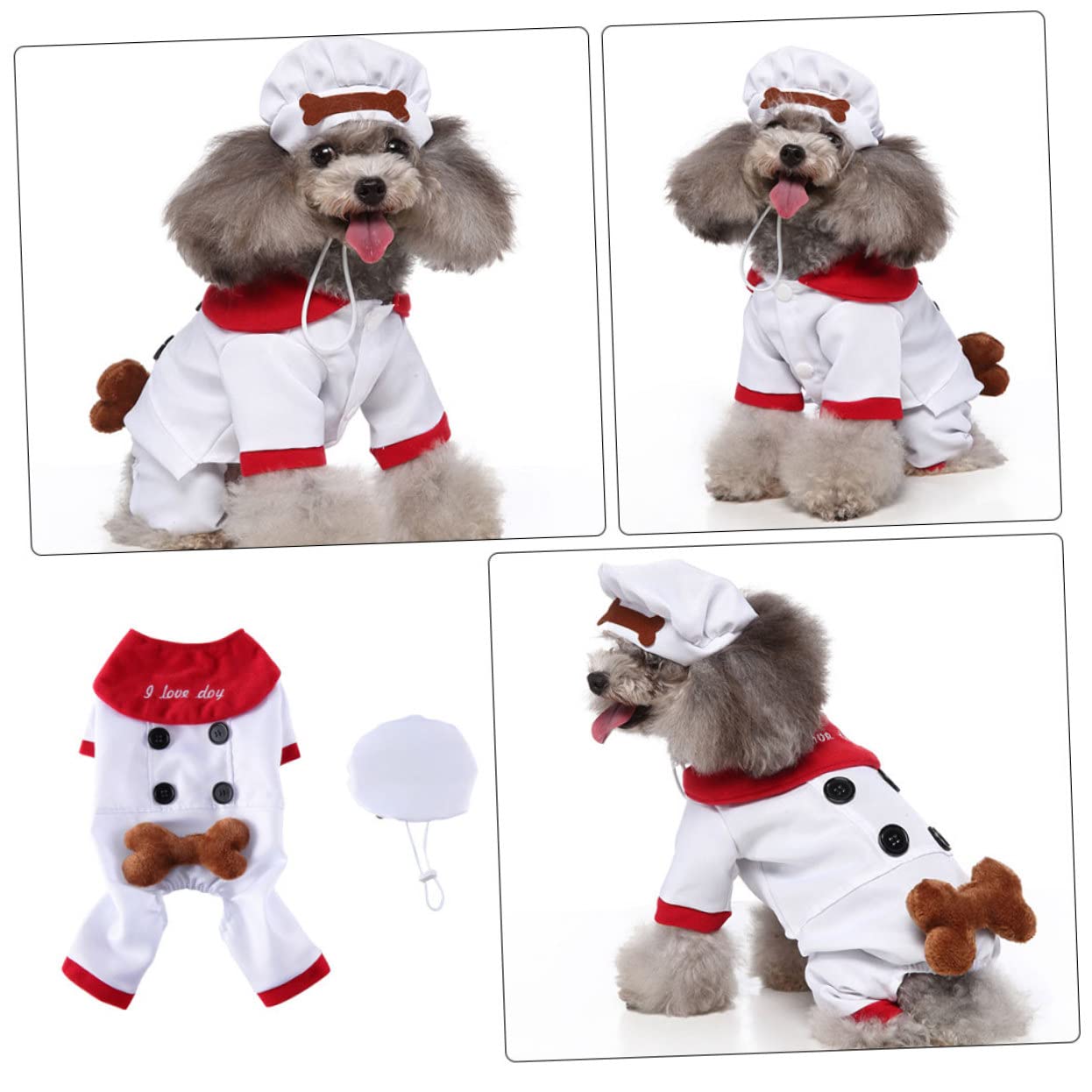 BESPORTBLE 3 Set vestirsi in modo divertente per animali domestici decorazione per animali domestici grandi costumi per cani costume cane halloween costume per cane halloween arredamento