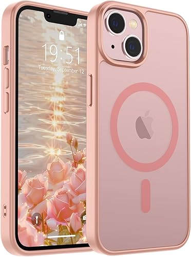 Miniatura 73 de SUPFINE - Funda magnética para iPhone 14 Pro Max (compatible con MagSafe), (protección contra caídas de grado militar de 10 pies), delgada, Negro