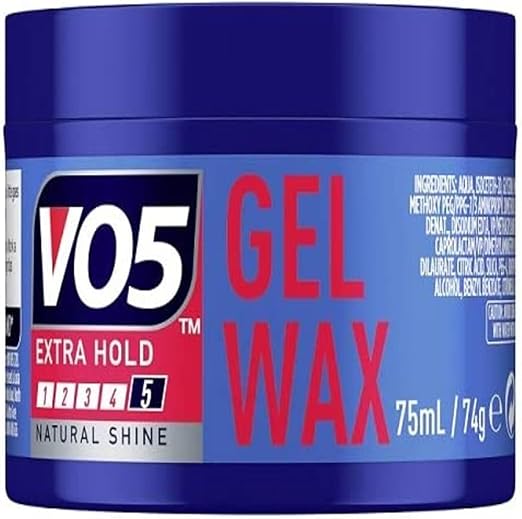 VO5 Gel Wax extra hold natural shine, 75ml Amazon.co.uk Beauty