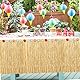 Hawaii Tischröcke, 275 x 75cm Luau Gras Tischrock Natürliche, Hawaii Luau Tischdeko, Hawaii Party Dekoration, für Bar BBQ Tropische Sommer Strand Garden Geburtstag Party Urlaub Kostüm