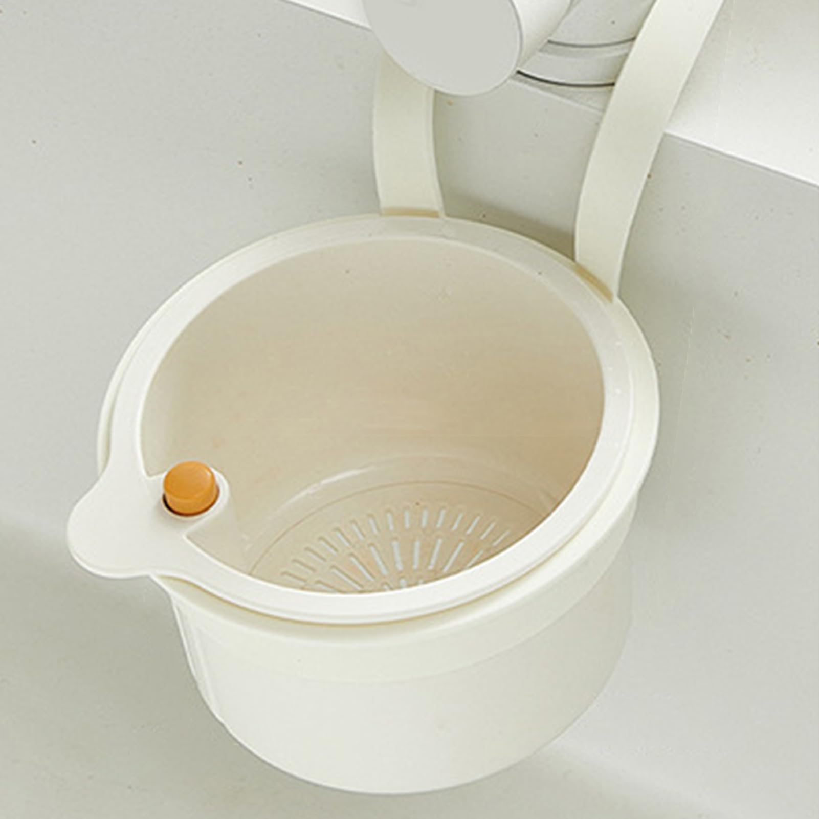 Colador de cesta para fregadero, filtro de drenaje de alimentos colgante multiuso