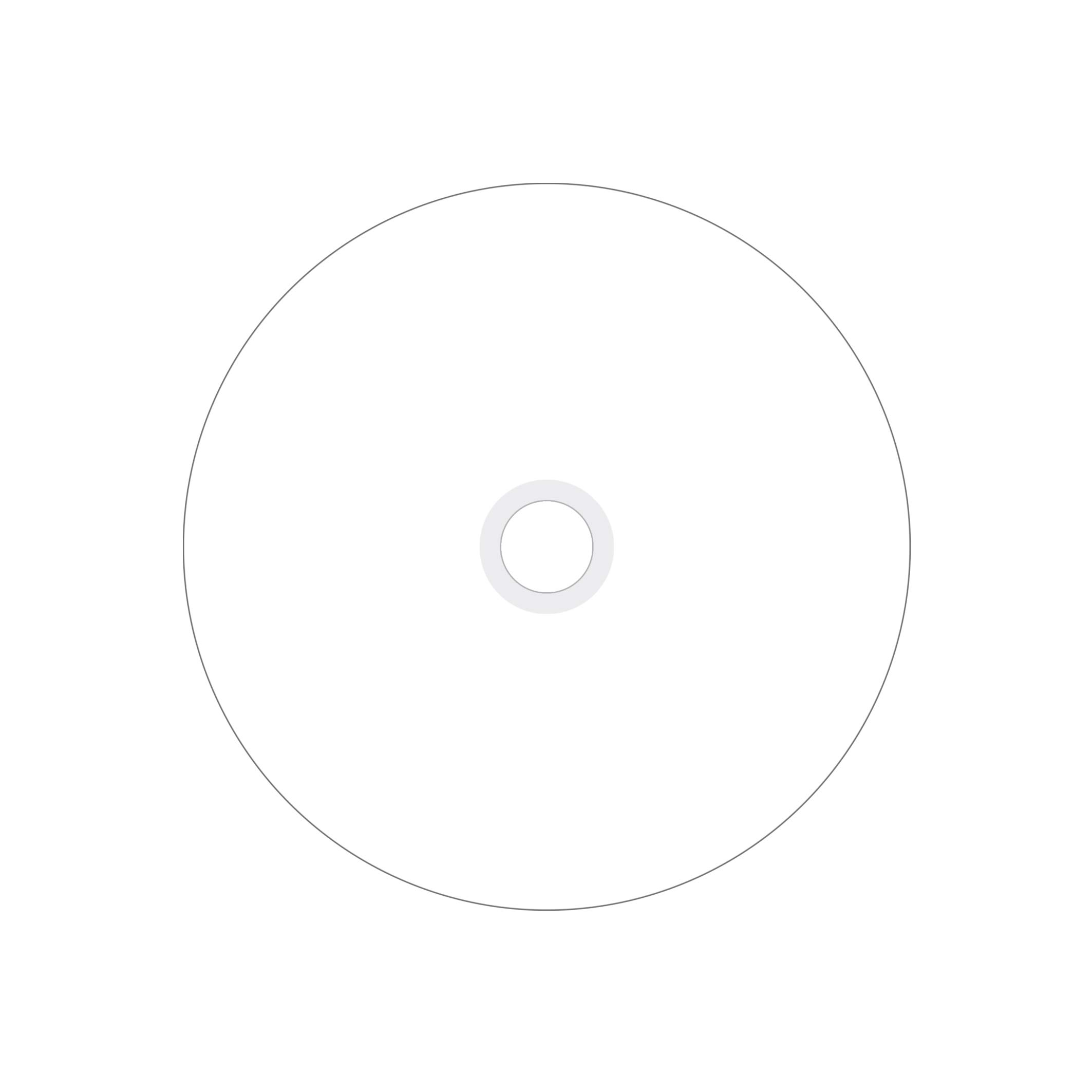Professional Line BD-R Dual Layer - Disco Duro de 50 GB y 6 velocidades (función de retransferencia térmica, Superficie Completa), Color Blanco