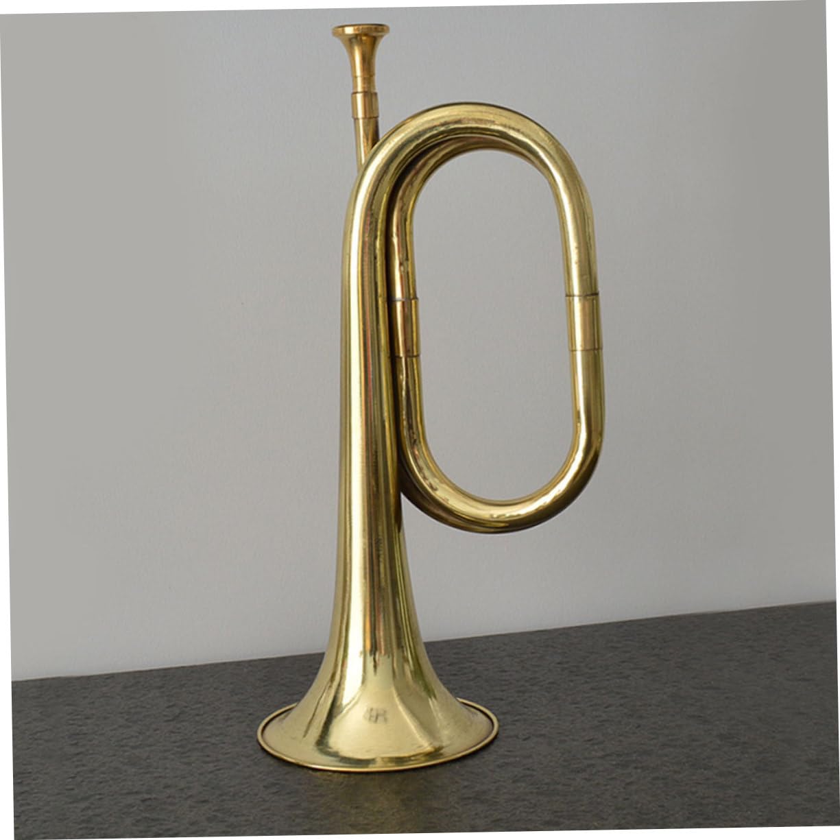 ibasenice Trompeta De Aleación Compacta Para Entrenamiento Musical, Corneta Portátil Para Principiantes y Músicos De Todas Las Edades