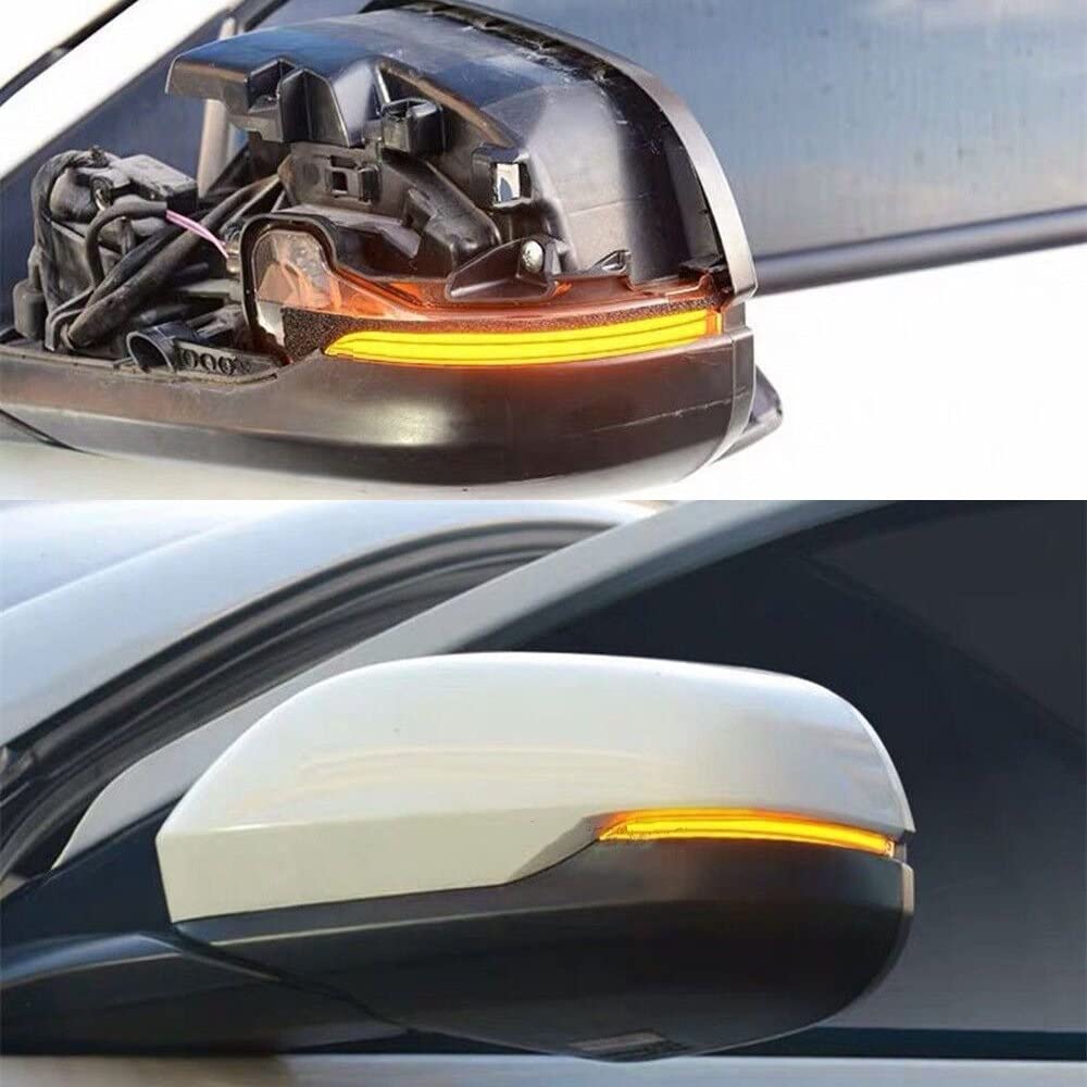 Luz estroboscópica ultradelgada Luz De Señal De Giro Dinámica Lateral Retrovisor LED, Indicador De Espejo, Intermitente para Breeze 2019 2020 Luces ​de Giro