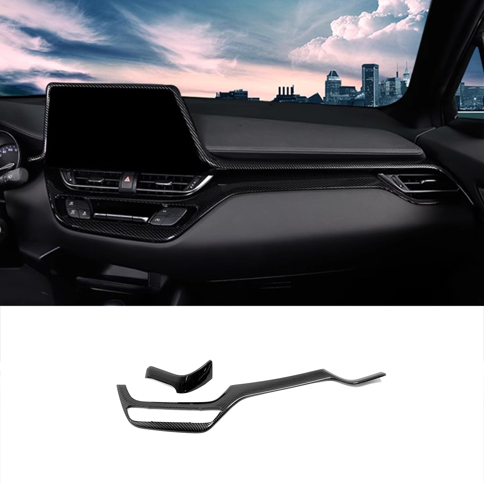 TOYOTA c-hr アクセサリー Amazon.com: KELEIMAI Car Accessories Fit for Toyota C-HR CHR 2018