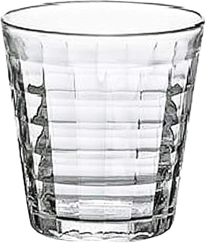Duralex 1031AB066 - Vasos de vidrio Prisme fabricados en Francia, 6 onzas, juego de 6, transparente