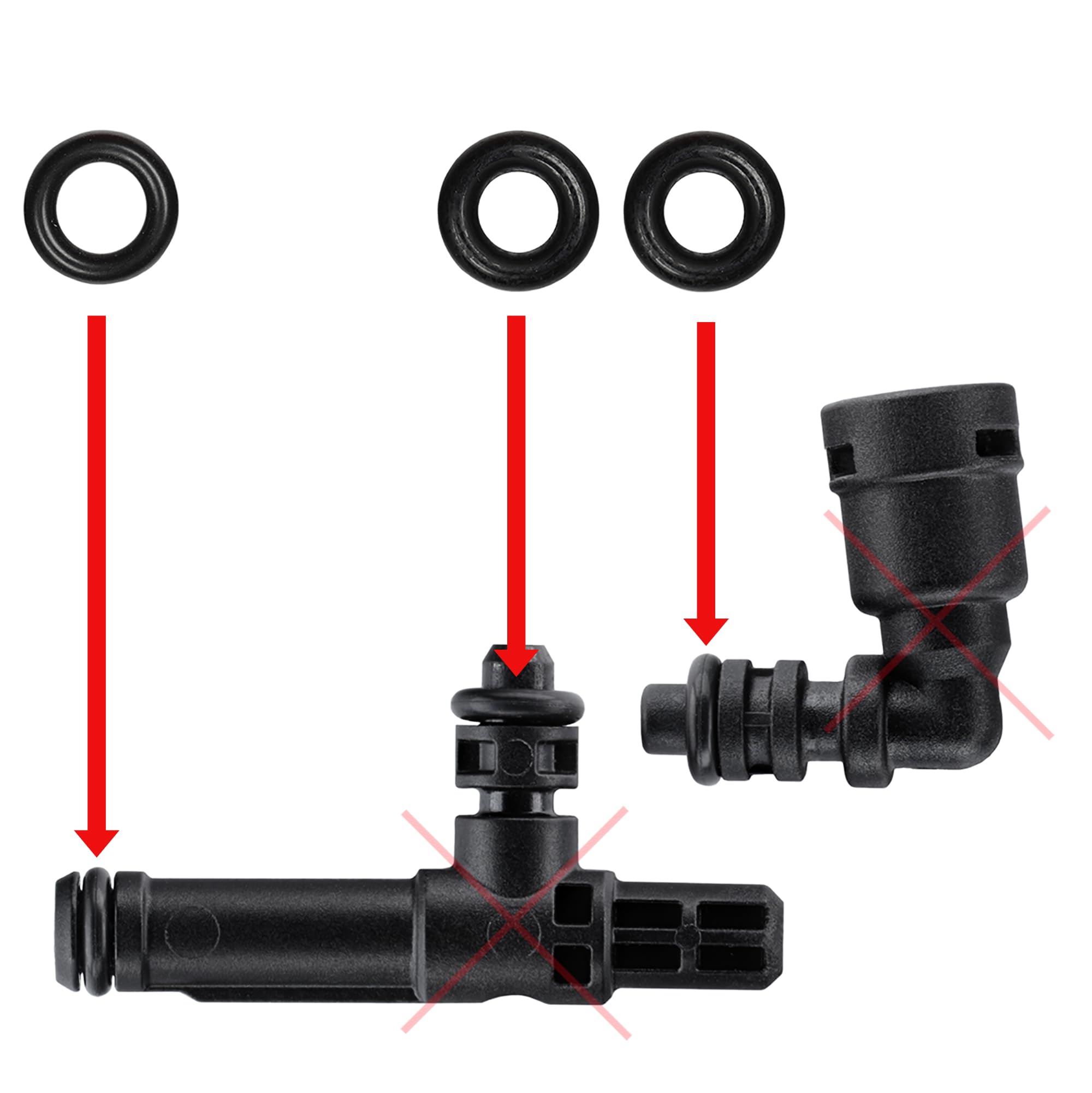 Valvola acqua 3 Vie in ottone ricambio per macchina da caffè Faber slot cialda sostituisce valvola in plastica - ROSSI RICAMBI