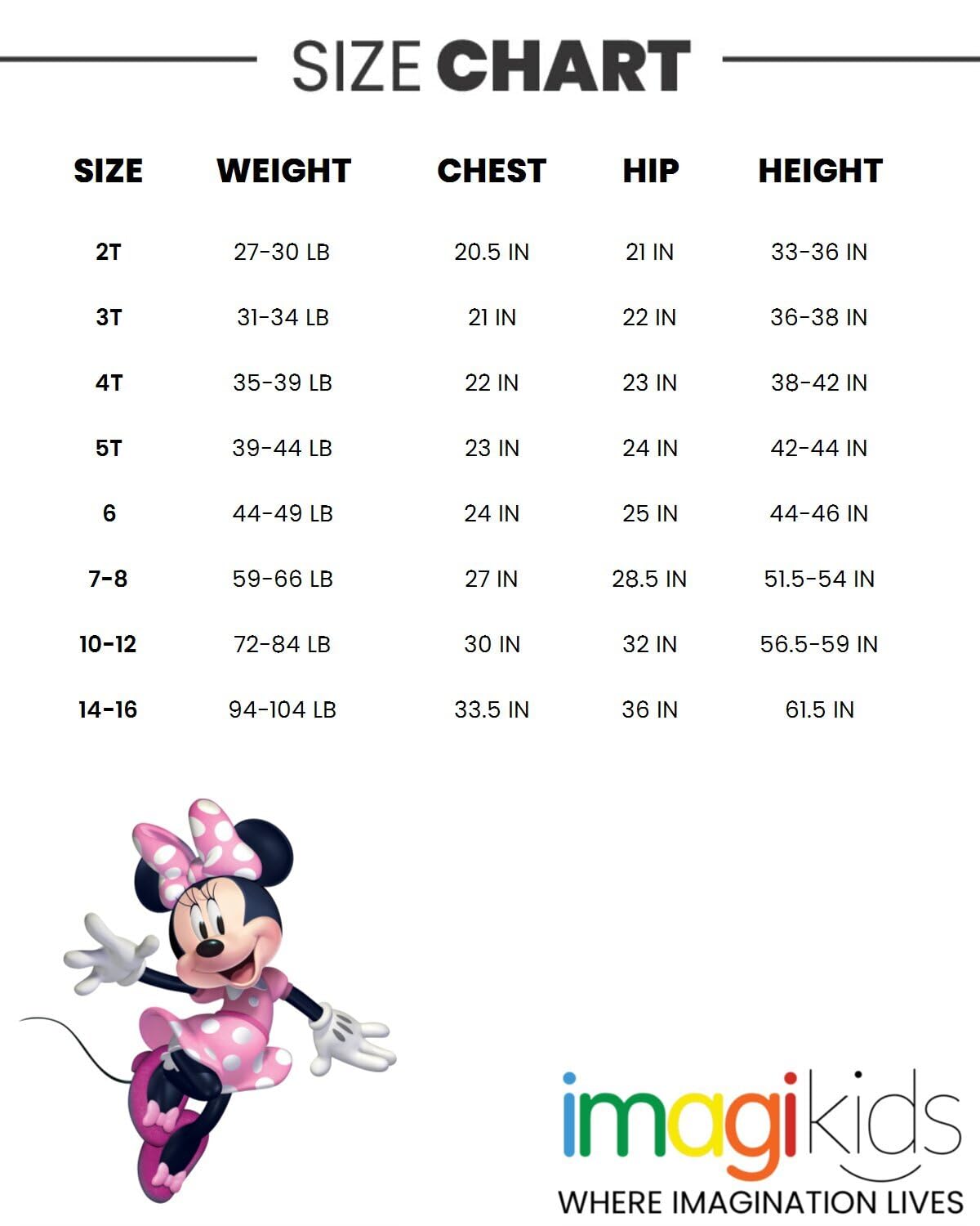 Disney Minnie Mouse Mickey Mouse Mädchen Ärmelloser Strampler Kleinkind bis große Kinder