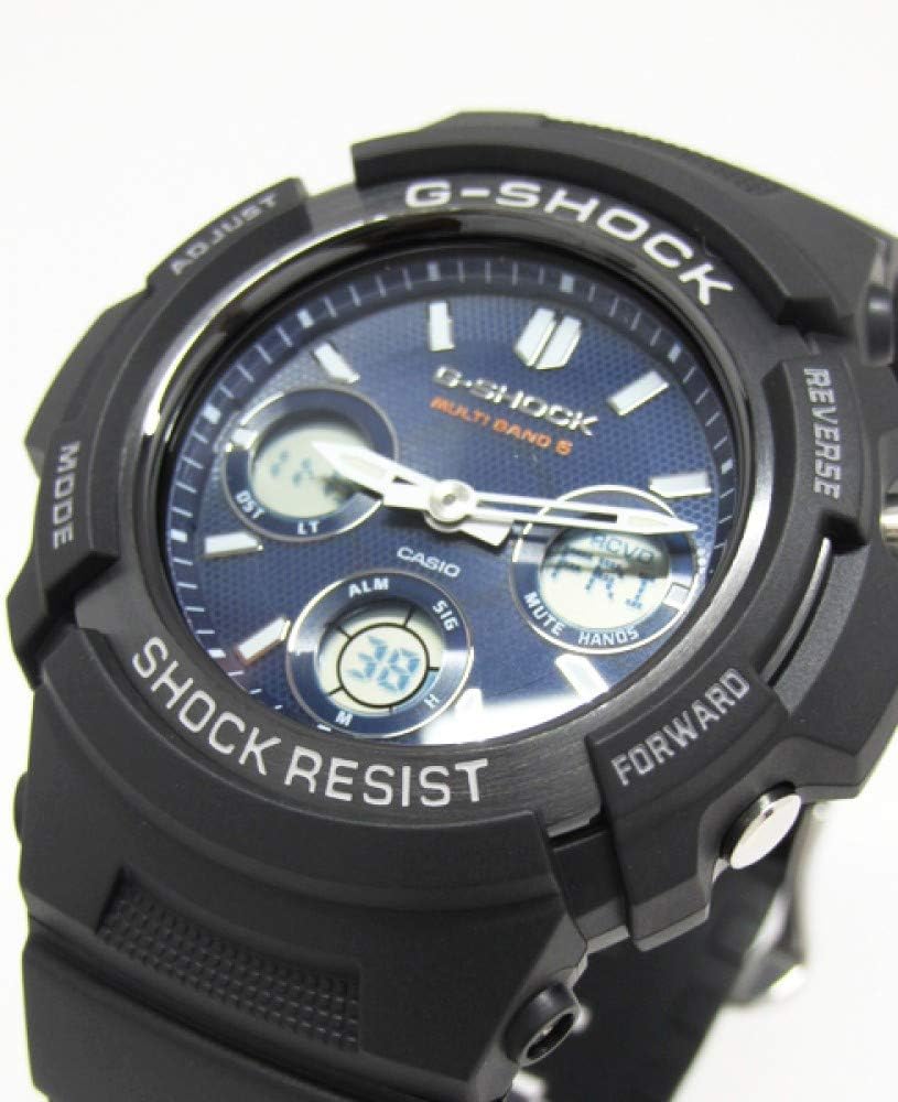 Casio G-Shock Men's Watch AWG Black/Blue