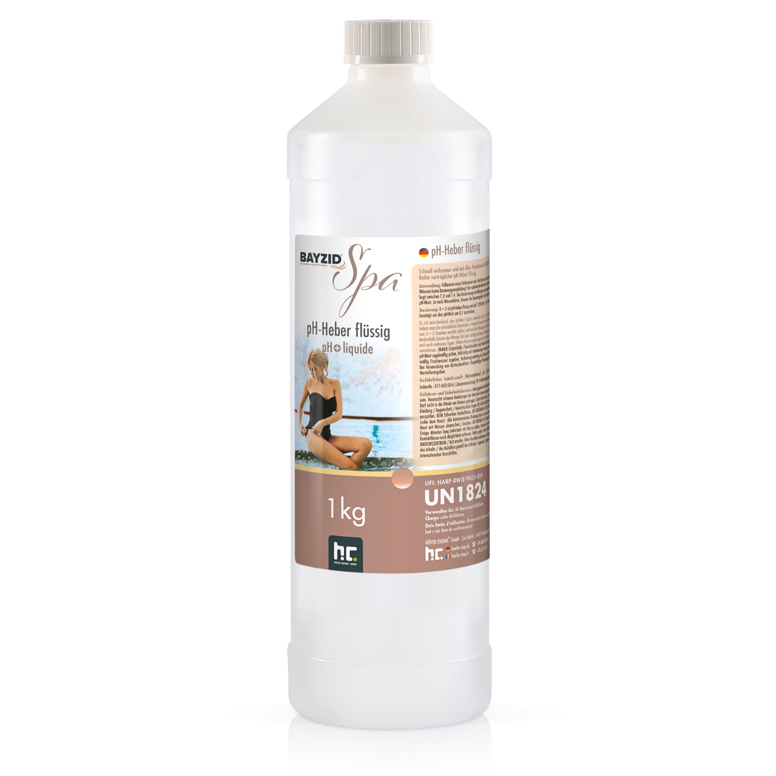 Höfer Chemie 6 x 1 kg Spa pH Réducteur Minus 14,9% pour Piscine