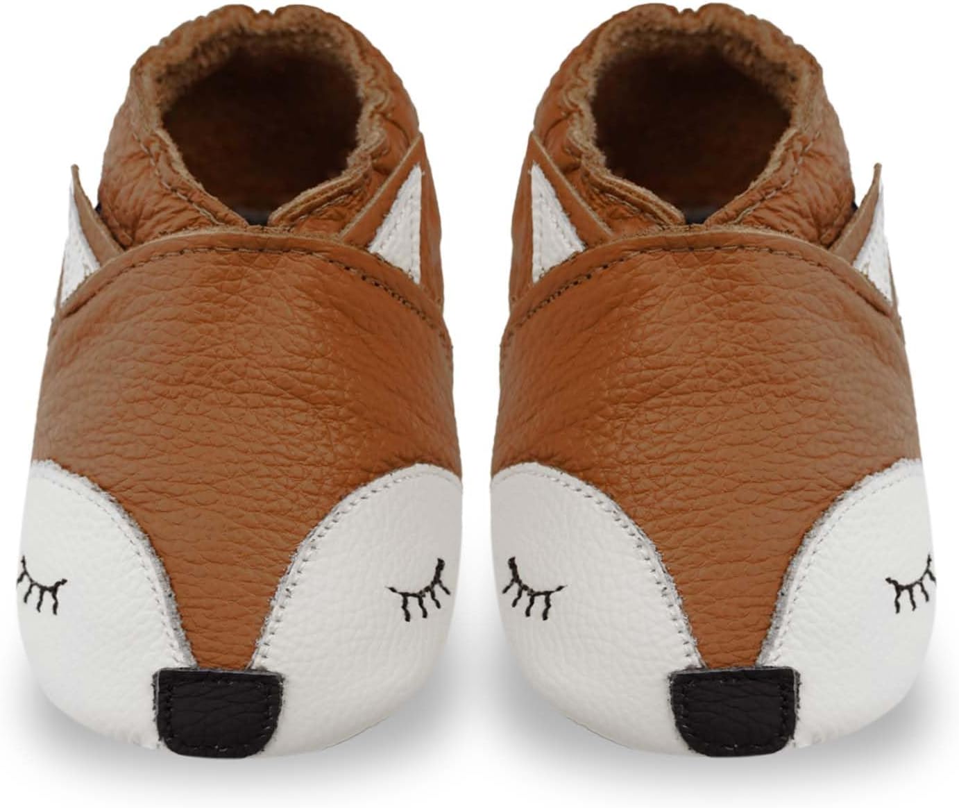 YIHAKIDS Baby Leather Shoes Soft Sole First Walking Moccasins Infants Toddler Boys Girls Crawling Slippers Slip-on Shoes with Elastic Ankle - Image 6