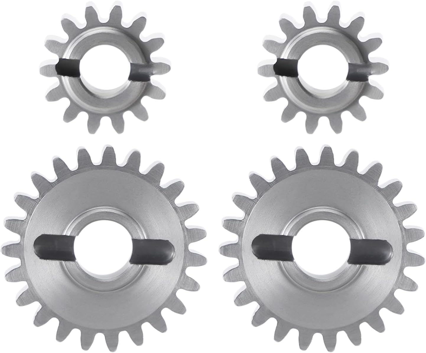 INJORA Stainless Steel 14/23T Stock Portal Gears Set for 1/18 RC Crawler Redcat Ascent-18 Upgrade
