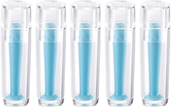 Hard Contact Lens Remover Tool for Scleral and RGP Lens Inserter, Silicone Rubber Eye Contact Remover Pluger Suction Cup - 5 Pieces