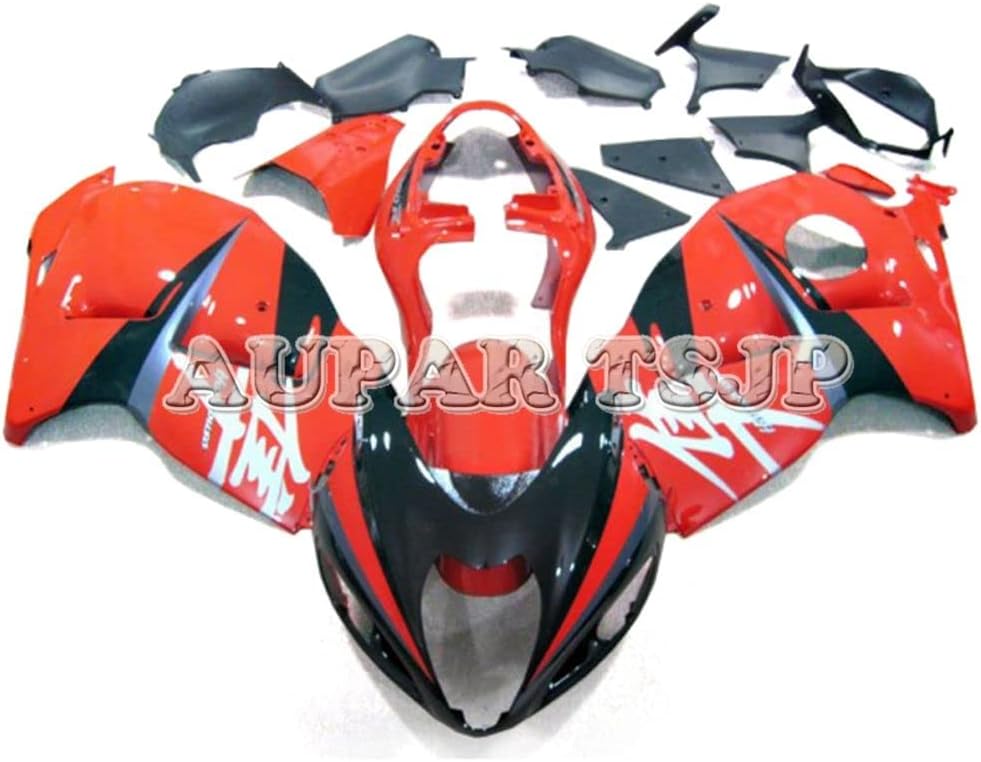 AUPARTSJP ABS樹脂外装部品セット適応フルフェアリングキットフィットスズキGSXR1300はやぶさ1997年 - 2007
