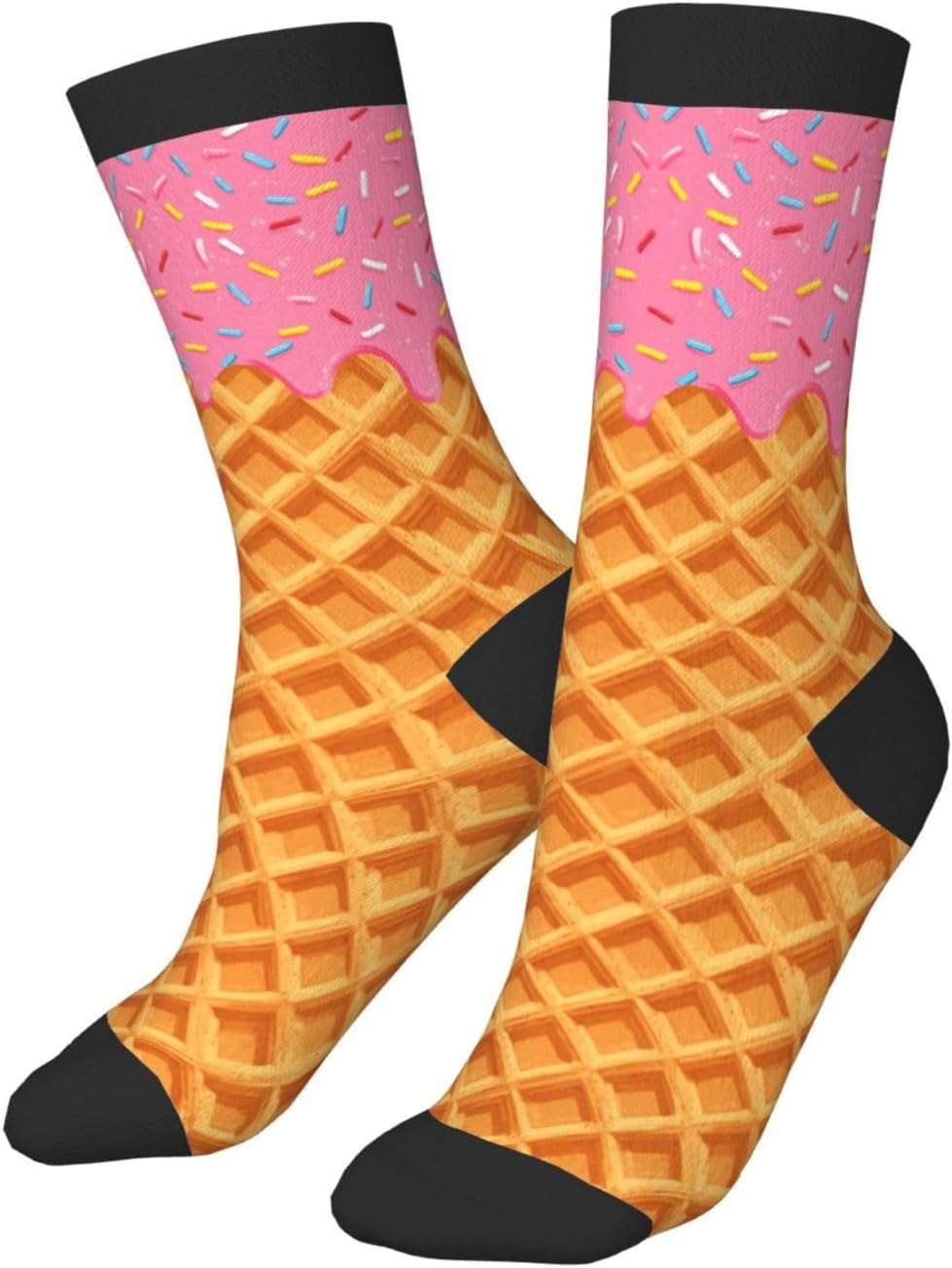 Kids Socks Novelty Funny Crew Socks For 6-10 Years Boys Girls Running Cycling