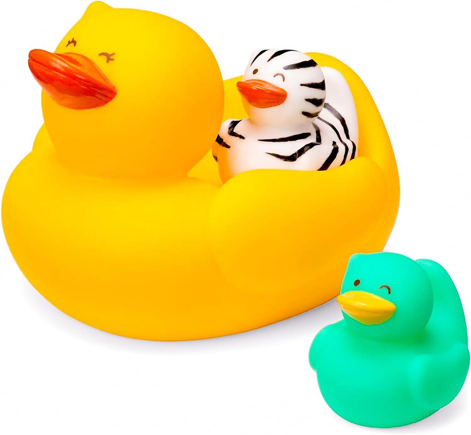 Infantino Bath Duck N Family|Baby Bathing Toys|