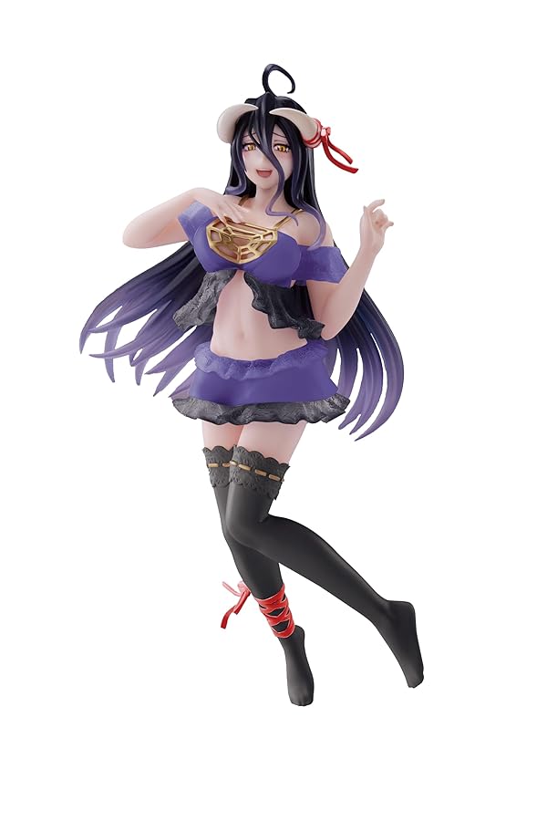 Taito-Overlord IV Coreful Figure - Albedo (Nightwear Ver.) by Taito - Used condition - US$18.32