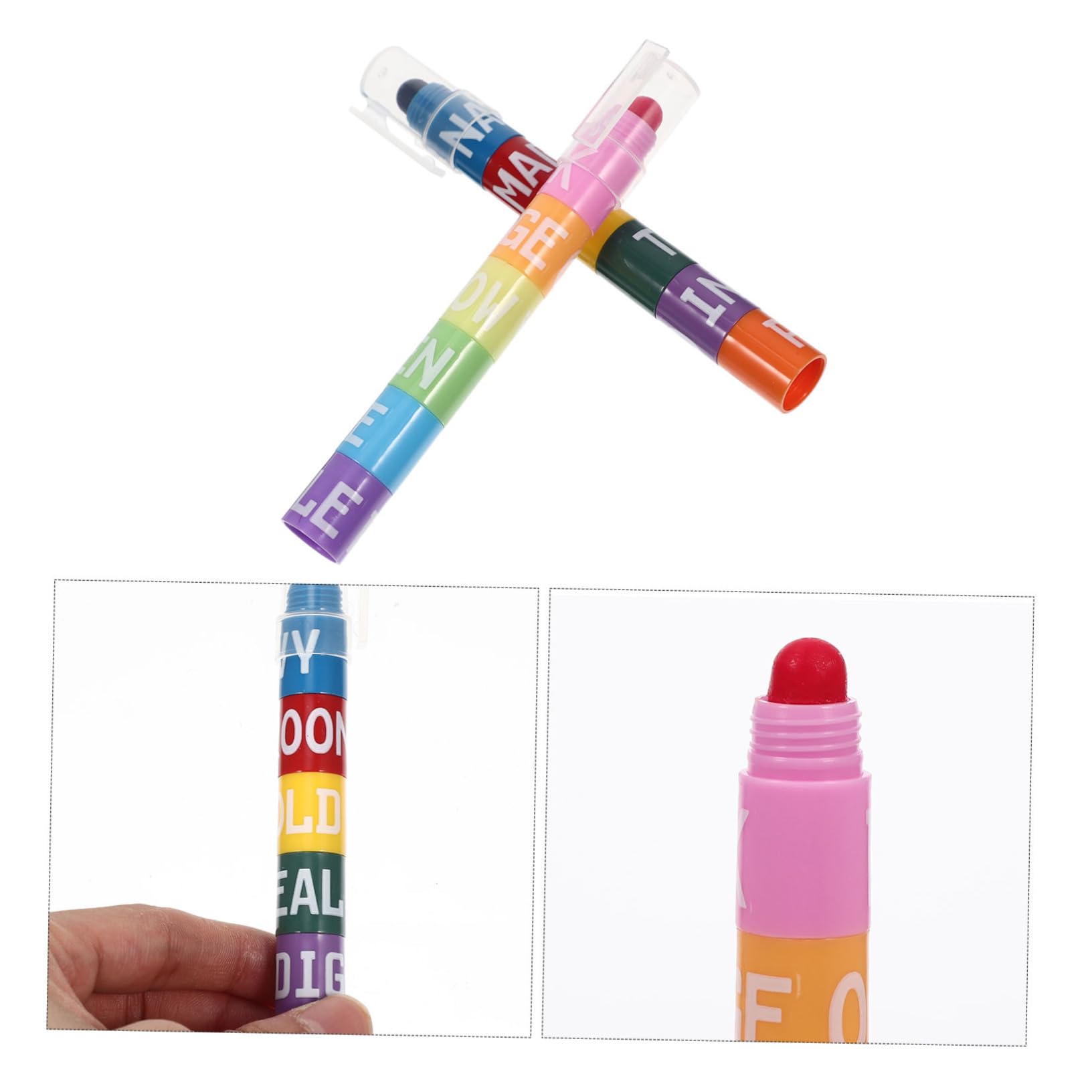STOBOK 10sätze Kreative Highlighter Stifte Für Schüler Bunte Marker Für Notizen Zeichnungen Und Scrapbooking Ergonomisch Gestaltet Leicht Und Tragbar
