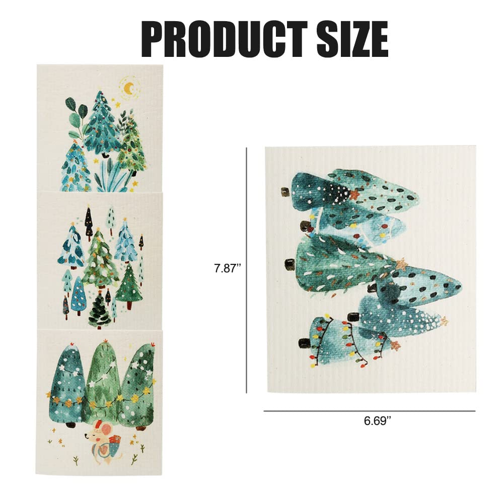 Strofinacci Svedesi Per Cucina - Set 4 Pezzi Lavabili E Assorbenti - Foto 9