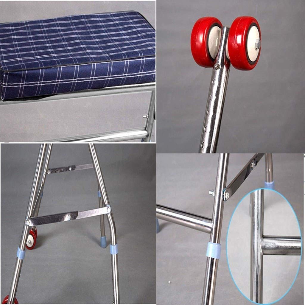 Walker Edelstahl Ältere Walker Mit Sitz Klapp Walker Home Multifunktions Trolley Geschenk Comfortable Anniversary