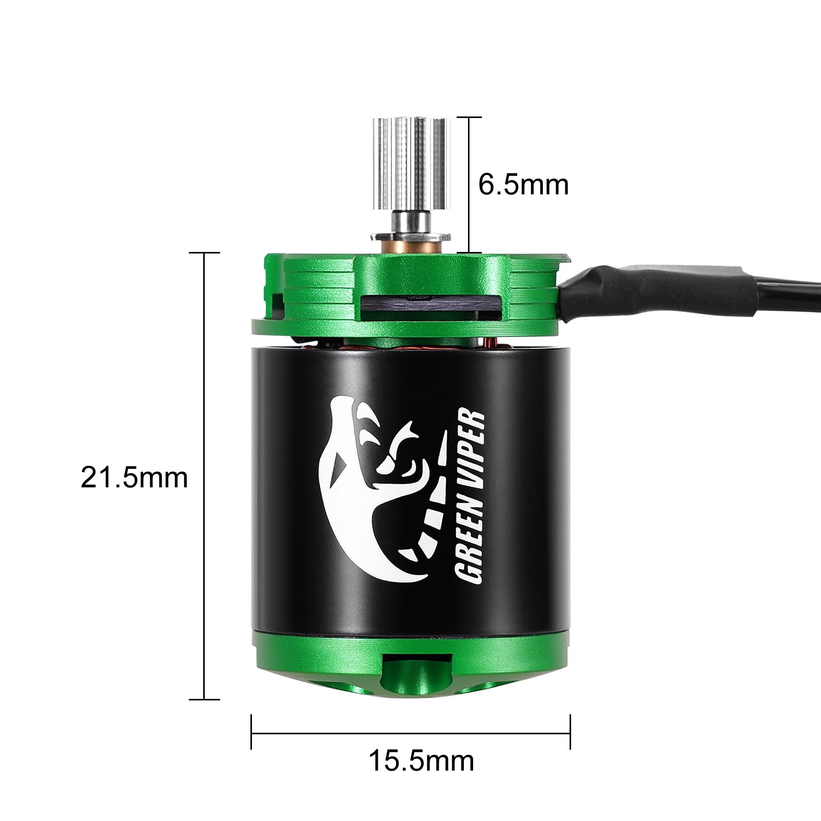 INJORA 4300KV Green Viper 1621 RC Brushless Motor for 1/30 Axial SCX30 Upgrade - 2