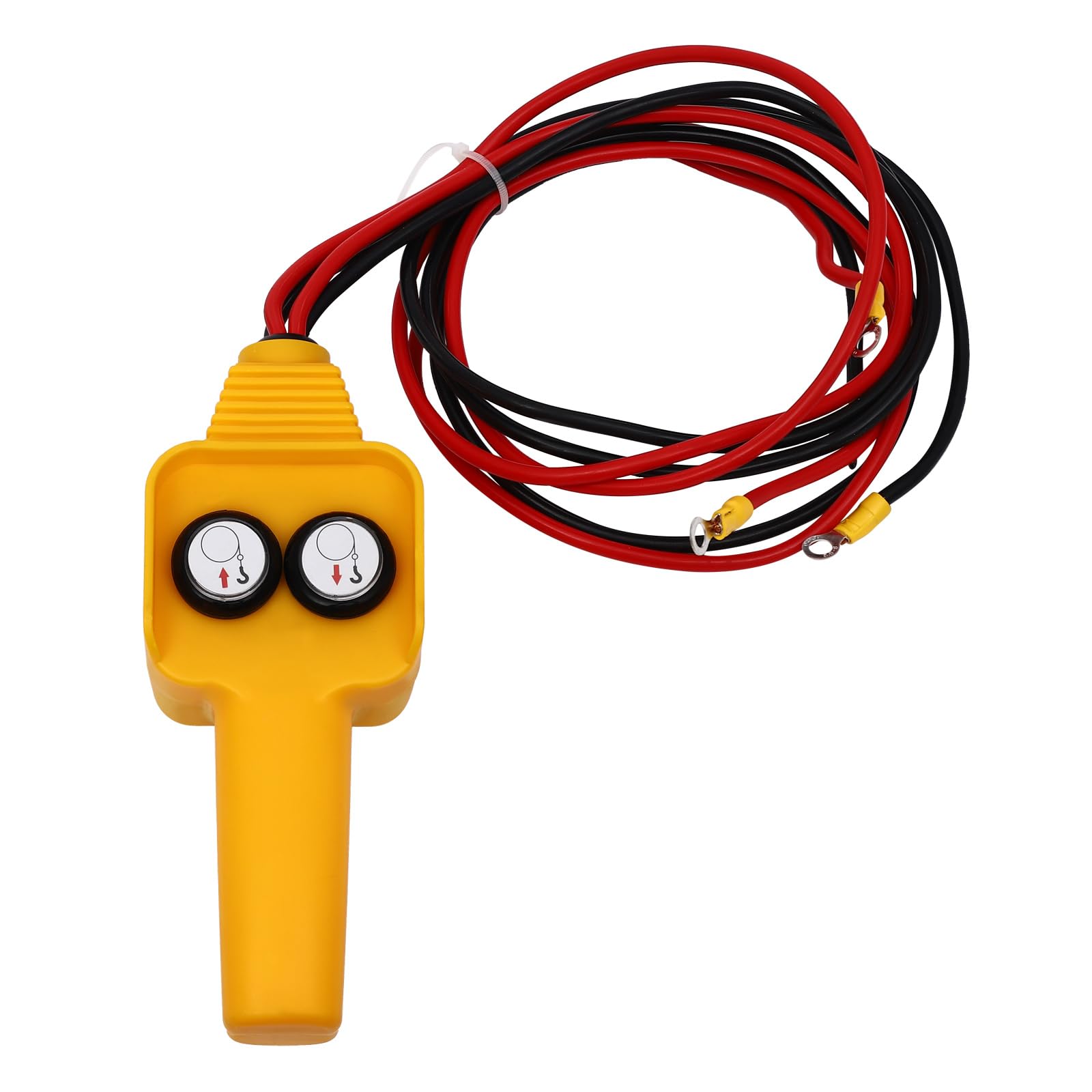 Palan électrique 12V, échafaudage à treuil aérien, Grue e-Hoist, avec Wired Remote Controller, Protection Grade IP54, pour Garage entrepôt Usine de Levage Usine agricole (Noir 1300KG)