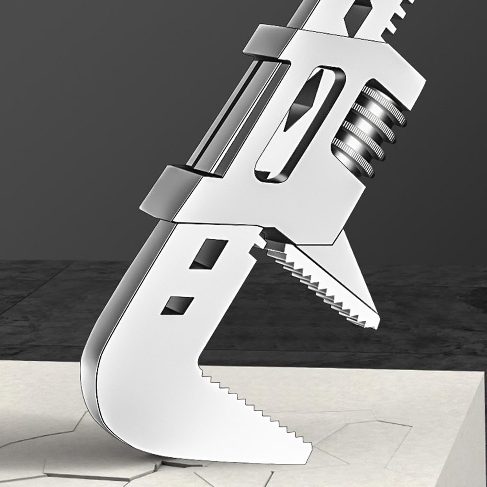Llave F ajustable, llave de boca ancha, herramienta de acero al carbono, llave inglesa de bolsillo, alicates de fontanería, llave de apertura ajustable, herramientas de ángulo multiusos, herramienta