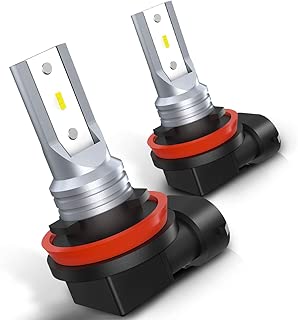 Marsauto H11 LED Fog Light Bulb, H8 H16 LED Fog Lamp High Power CSP Y11, Cool White 5500 to 6500K Pack of 2 - coolthings.us