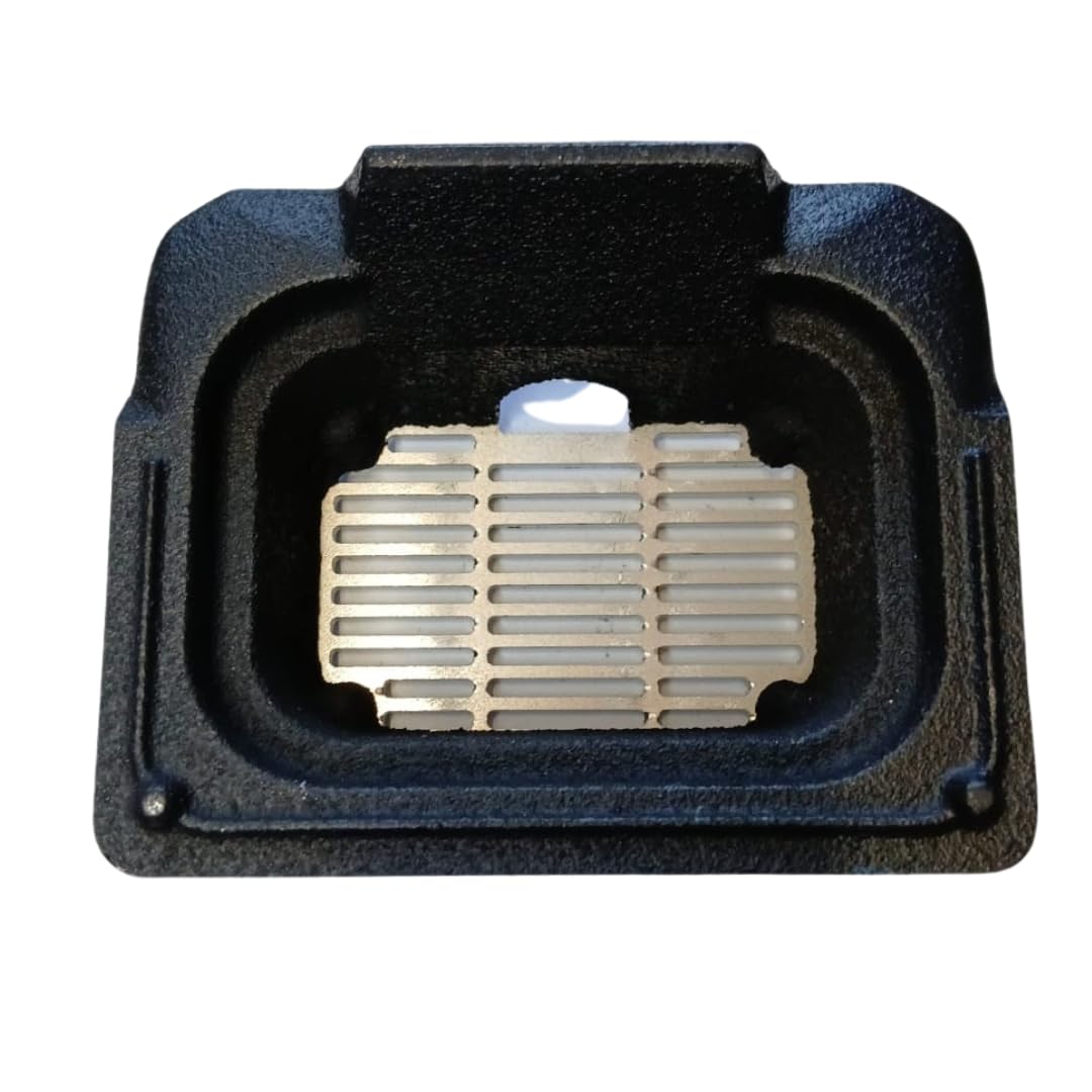 Braciere Crogiolo ORIGINALE Edilkamin Cod. R654240 Completo di Treccia e Griglia Per Stufe Alpen, Adria, Basic, Esprit, Fuji, Magic, Prestige Ricambio Ufficiale