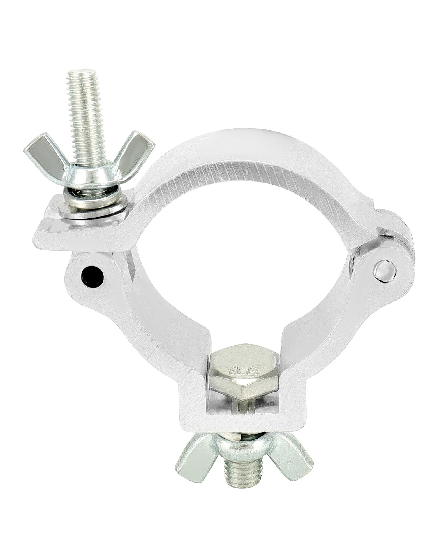 QWORK® 8 Abrazaderas para Iluminación de Escenario, 48-51 mm, Carga Nominal hasta 100 kg, Soporte para Truss de Aleación de Aluminio