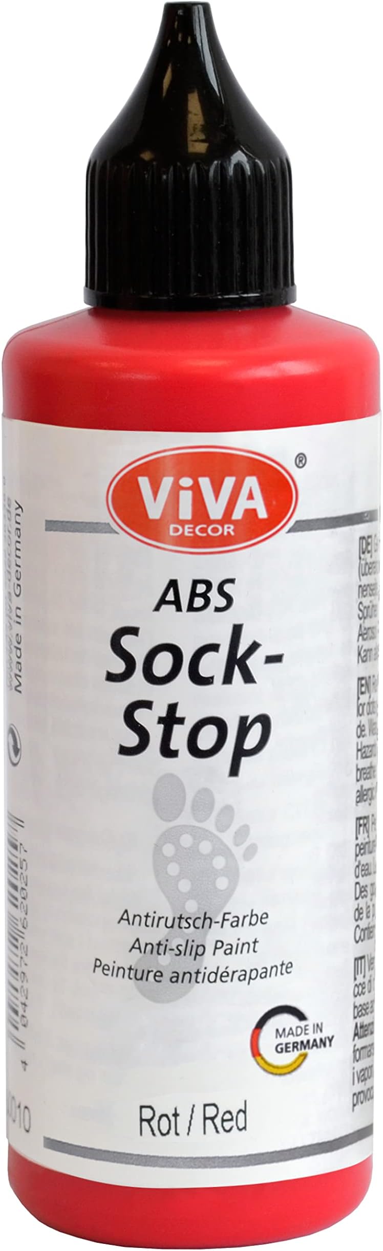 Viva Decor Abs Sock Stop Paint 82Ml-Red