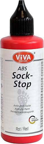 Miniatura 15 de Viva Decor ABS Sock Stop (2.77 onzas líquidas, gris perla) – Pintura de tela para calcetines antideslizantes, tapetes de baño y más – sin látex, a