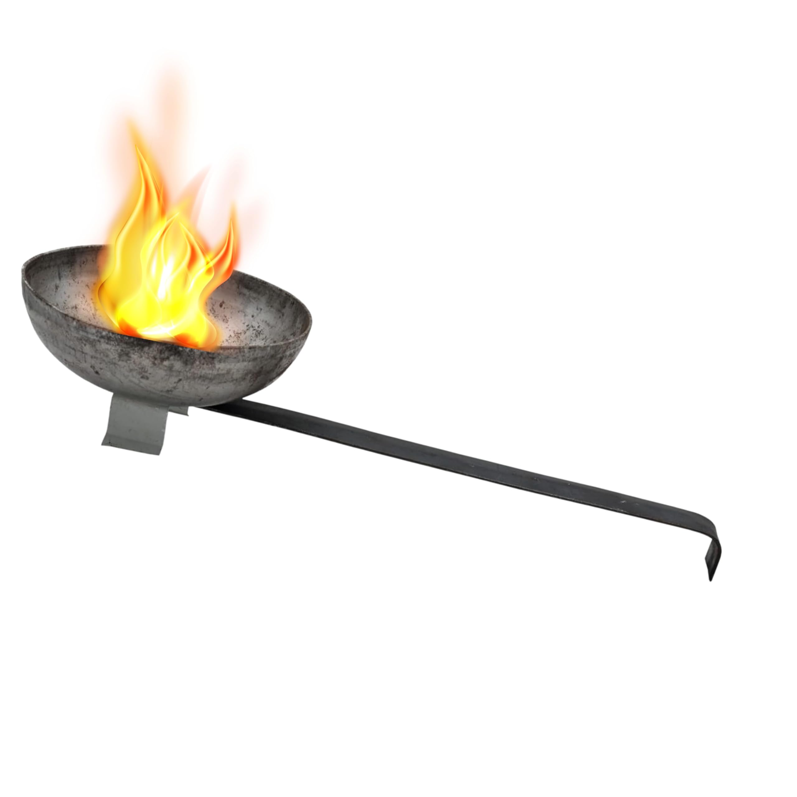 Classic Iron Incense Burner | Big Sambrani Dhoop Stand for Puja | Safe Charcoal Holder for Home Temple & Office Fragrance-image-27