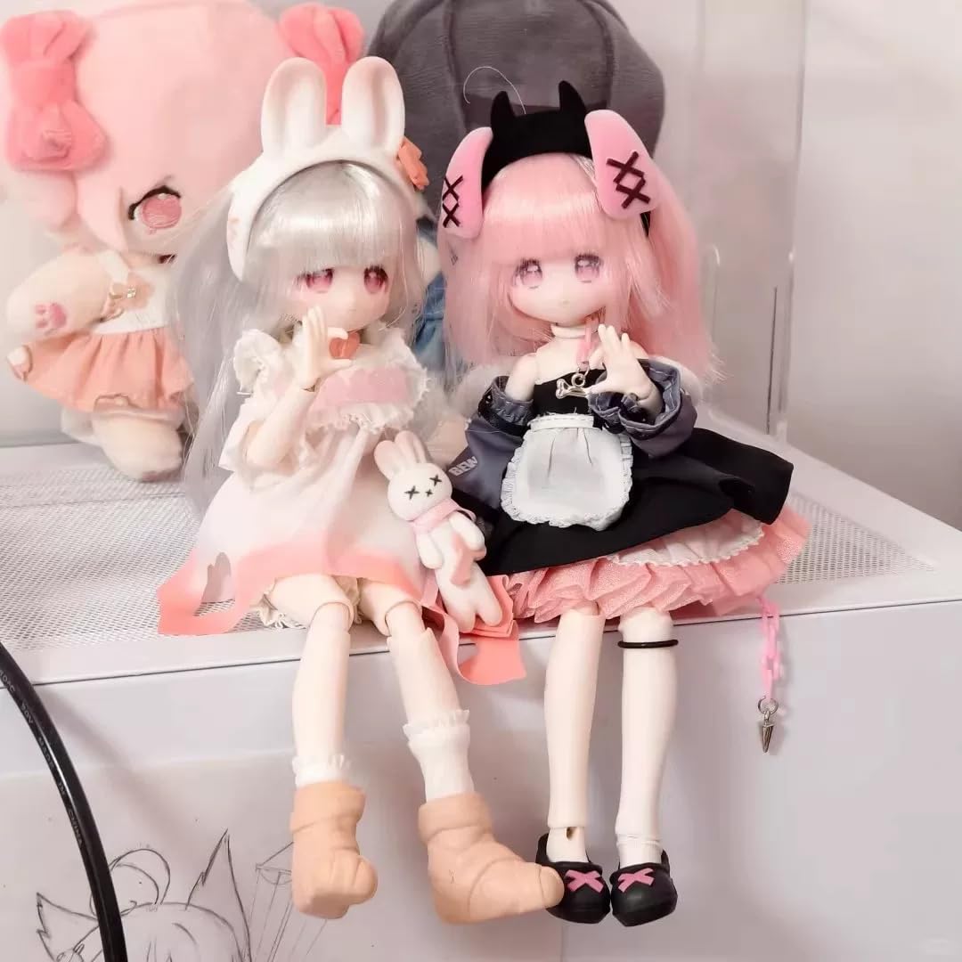 1/8 BJD Haartransplantationspuppe Niedliche (Two Boxes) | Geistergeschichten-Serie Sammelfigur zum Anziehen und Verschenken