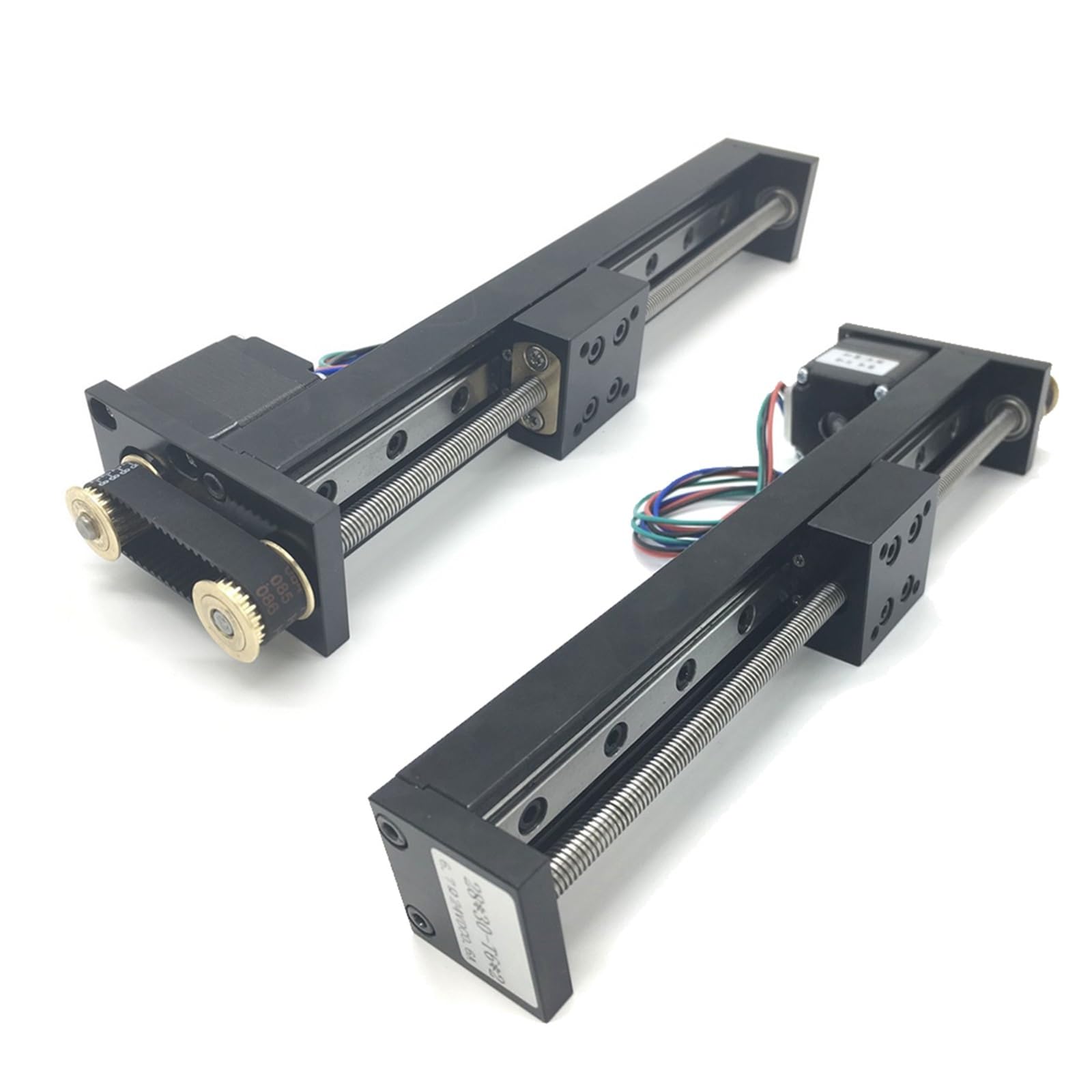 Modulo lineare da tavolo scorrevole, vite trapezoidale, binario di linea del motore Nema11, mini puleggia sincrona da corsa da 50 mm a 300 mm, fai da te (passo 300 mm, 1 mm)