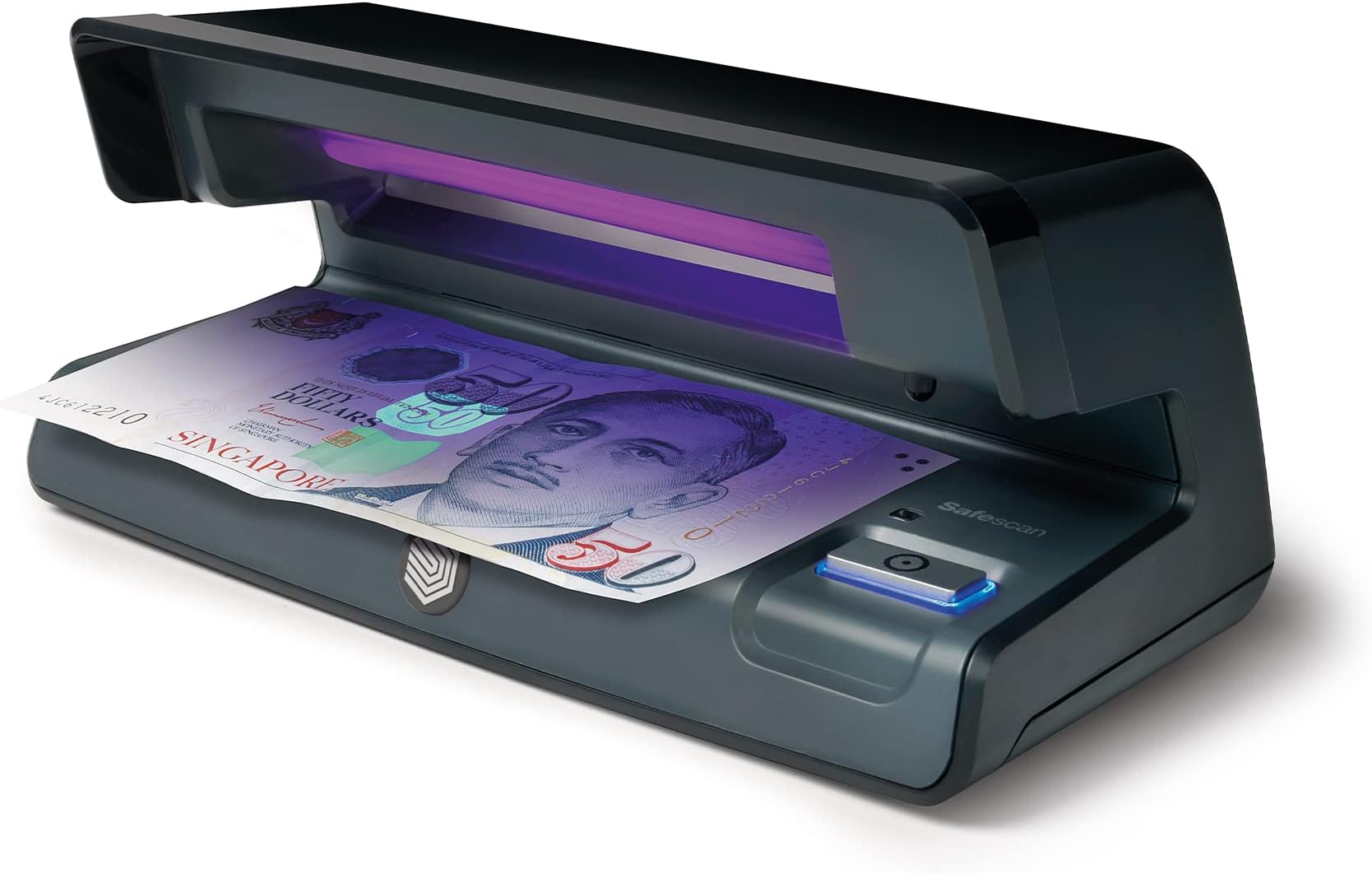 Safescan 50 - UV counterfeit detector for the verification of all AED banknotes, credit cards and ID's