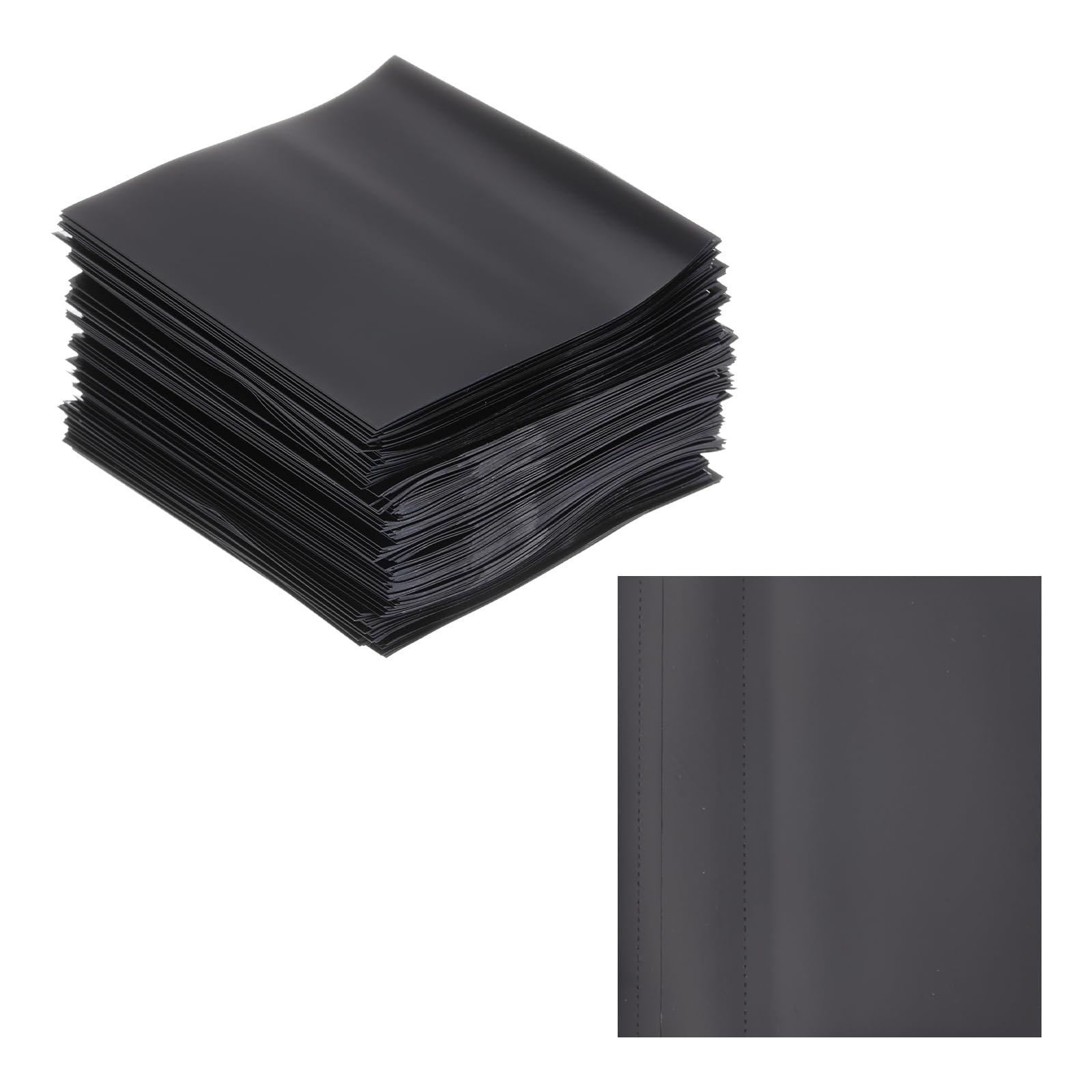 PATIKIL 400 Stück PVC-Schrumpfband – Perforiert, 55x40 Mm, Für Flaschenkappen Ø31-34 Mm, Transparent, Wasserdicht