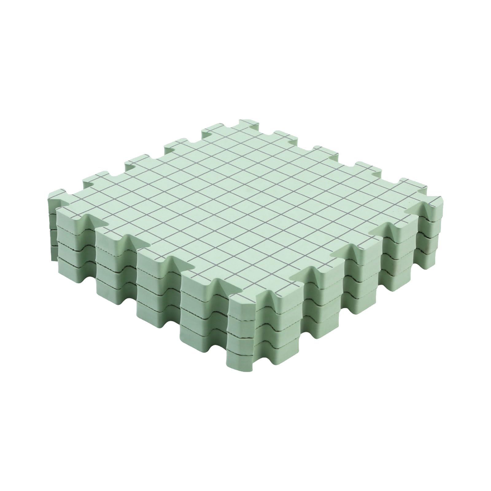 Xinsheinelry 4Pcs Knit Blocking Board 12.6x12.6Inch Foam Knitting Blocking Mat for Crochet Granny Square Making Stitching Alignment Recyclable Pattern Templates