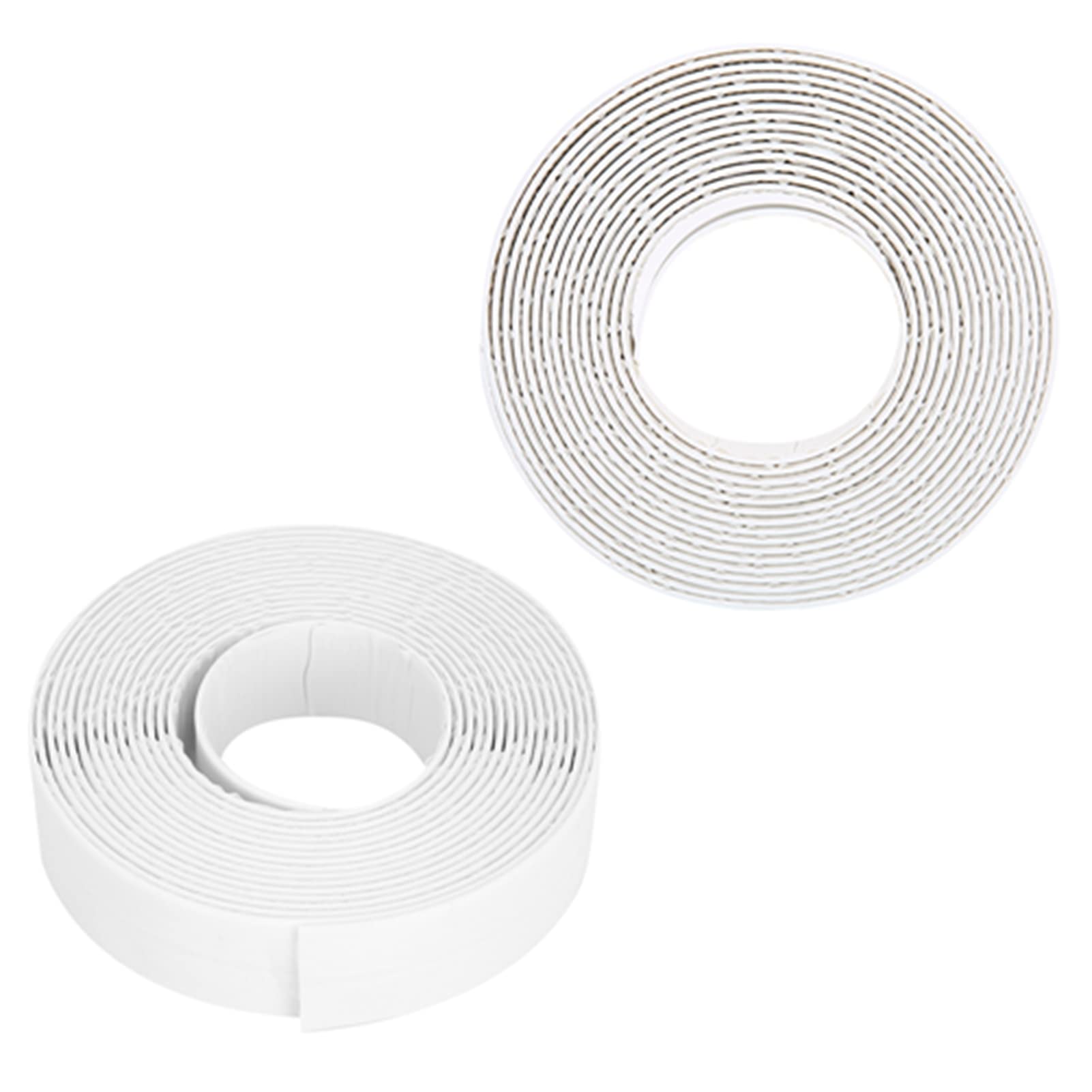 2PCS Caulk Tape, 22mm Toilet Caulk Strip Self Adhesive Caulking Tape Gaps Strip Bathtub Sealing Strip Tape for Kitchen Bathroom