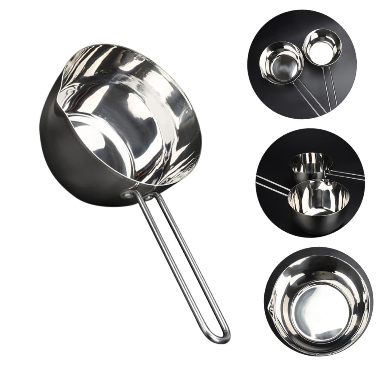 1pieza Cuchara De Agua De Acero Inoxidable Mango Para Cocina Para Comedores y Restaurantes Diseño Ergonómico y Práctico