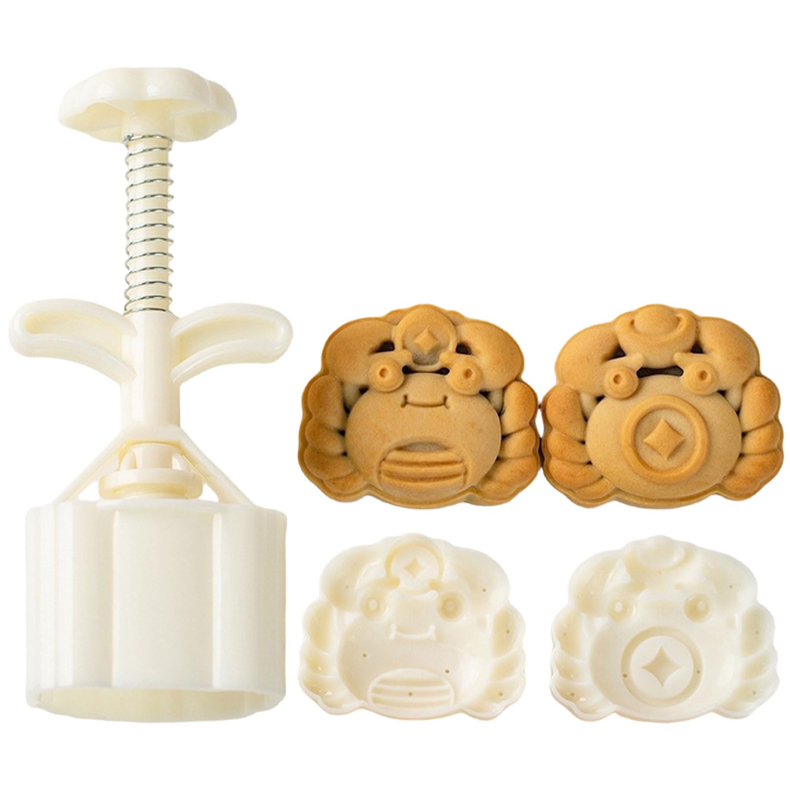 Buxuaaaa Kitchen Baking Dessert Press Tool Dessert Molds ABS Texture Shaping Tool Dough Molds Suitable for Baking